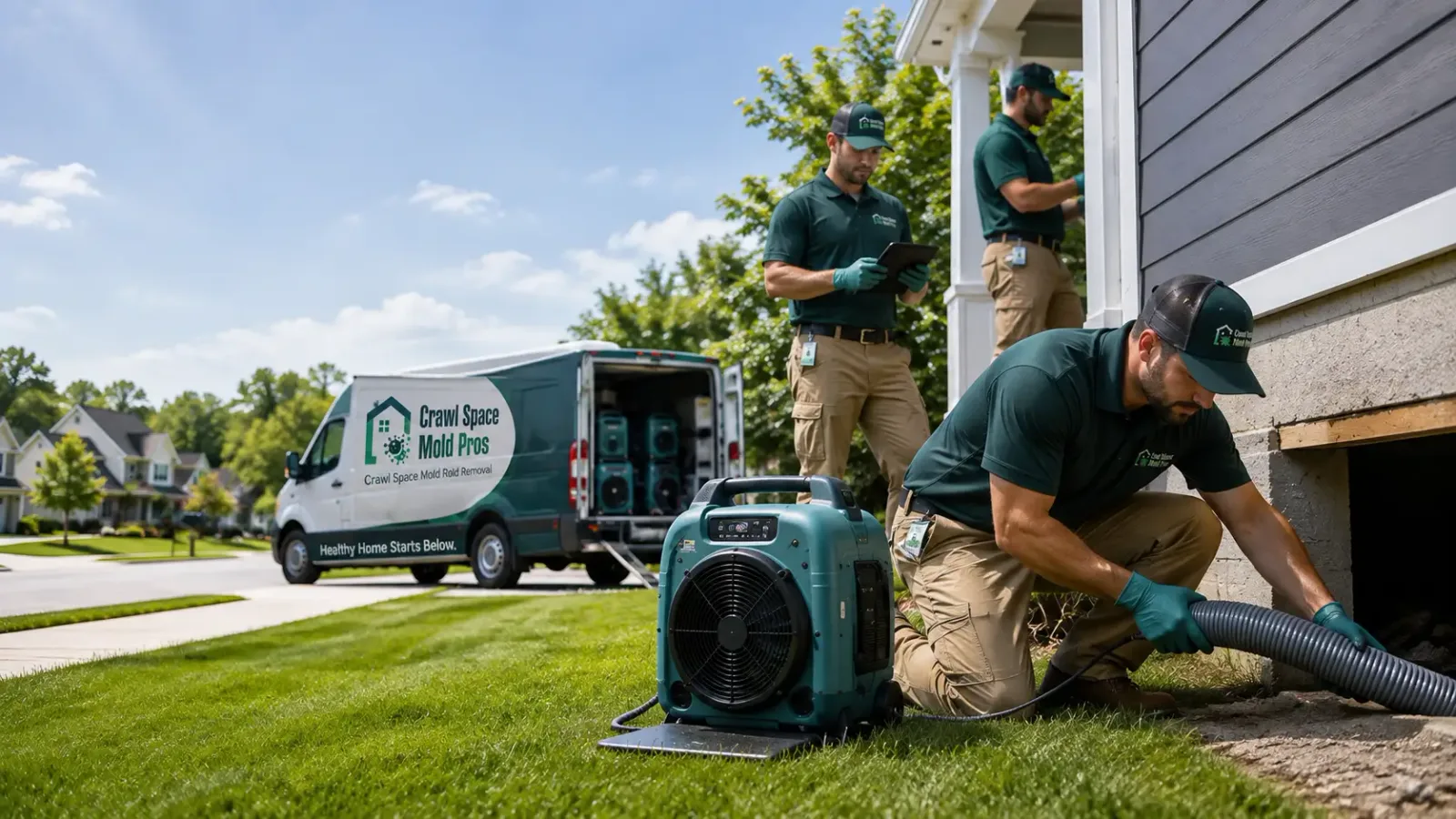 Crawl Space Mold Removal in Rudyard, MI